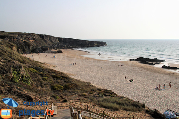 Photo de la plage de Malhao Sul à Vila Nova Milfontes - Portugal