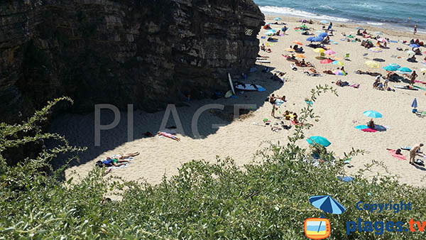 Ombre sur la plage d'Odeceixe