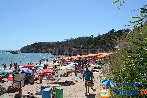 Photo de la plage d'Oura à Albufeira - Portugal