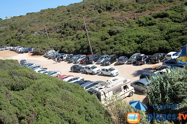 Parking de la plage de Pintadinho - Ferragudo